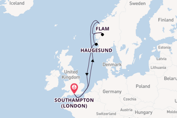 Norway from Southampton with the MSC Virtuosa