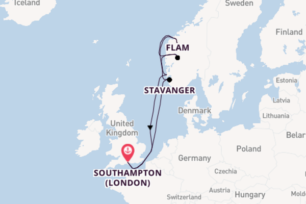 Norway from Southampton with the Celebrity Apex