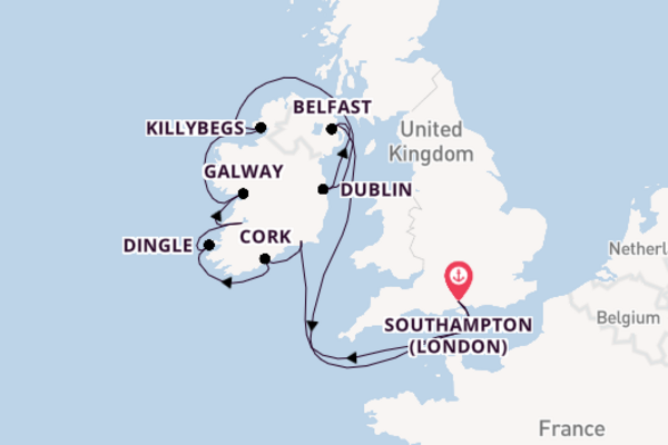 British Isles from Southampton with the Norwegian Dawn