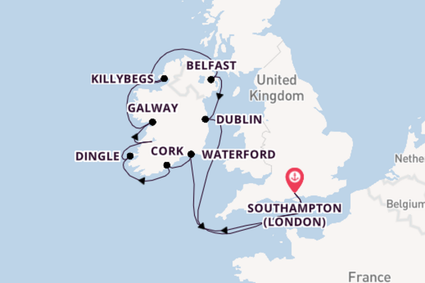 British Isles from Southampton with the Norwegian Dawn