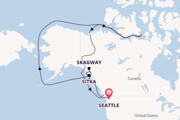 Alaska from Seattle with the Ovation of the Seas