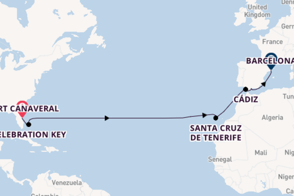 Orlando to Barcelona Transatlantic Adventure