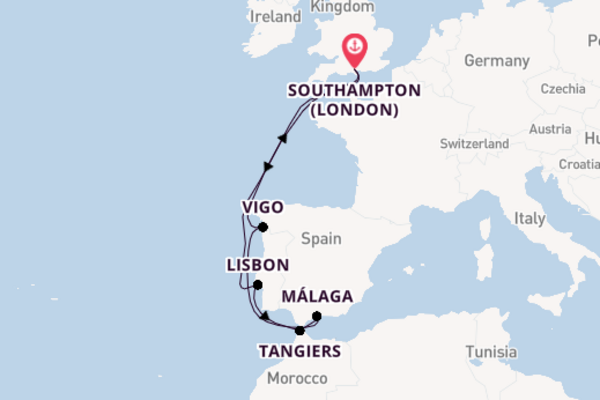 England from Southampton with the Queen Victoria