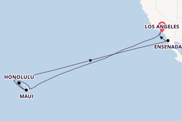 Los Angeles with Luxury Islands of Hawaii