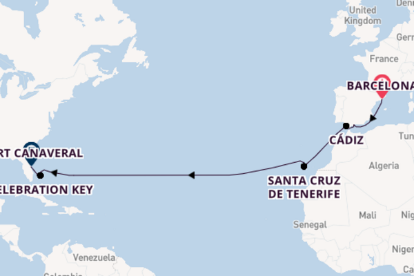 Barcelona to Orlando Transatlantic Adventure