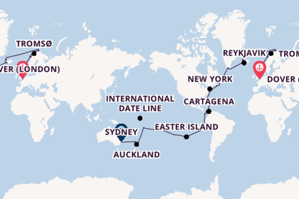 Luxury Dover to Sydney World Sector 